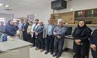تبریک روز آزمایشگاه با حضور ریاست شبکه بهداشت و درمان